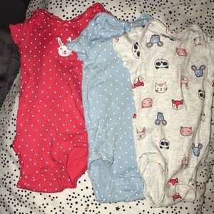 Newborn onesies.